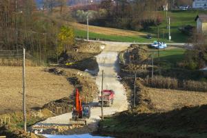 Gradnja nadomestne ceste – Halarjev hrib 2